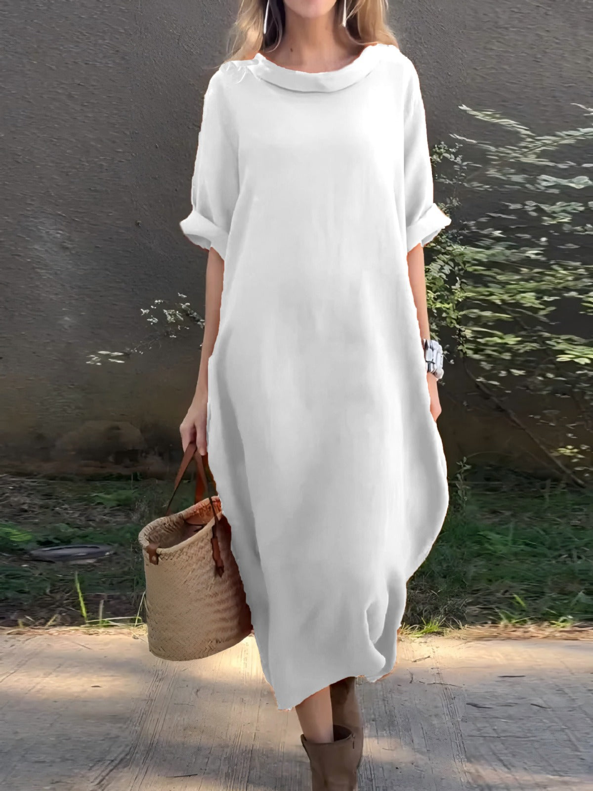 MARIOLA | Lekka Sukienka Maxi