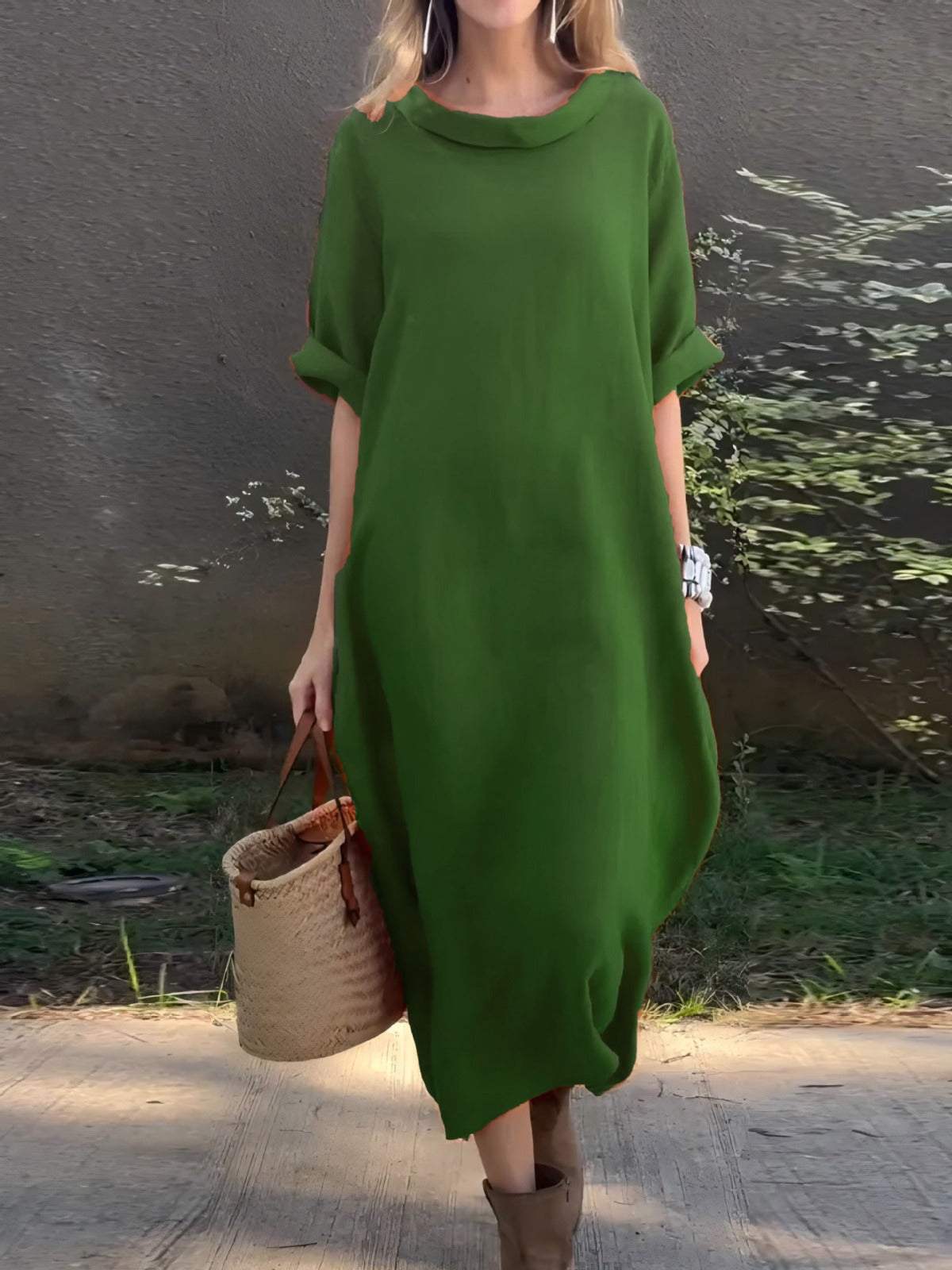 MARIOLA | Lekka Sukienka Maxi