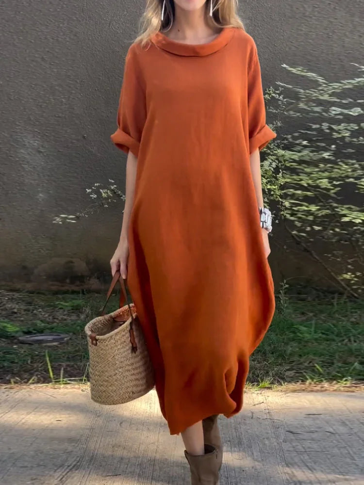 MARIOLA | Lekka Sukienka Maxi
