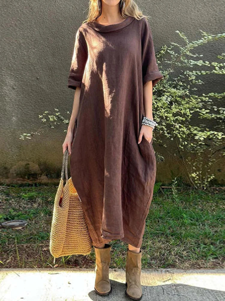 MARIOLA | Lekka Sukienka Maxi