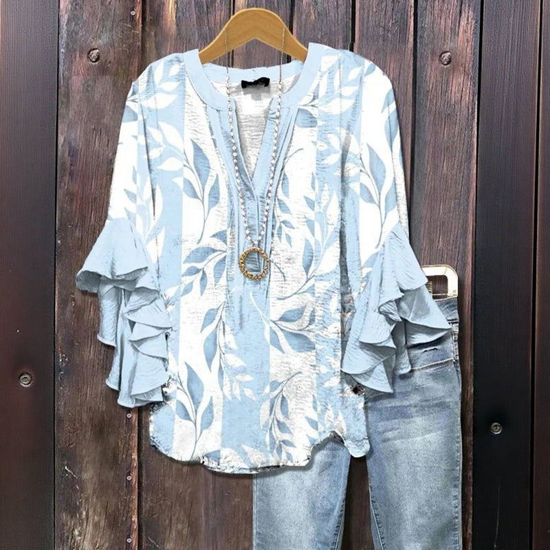 KAMI | Elegancka Bluzka w Wzory