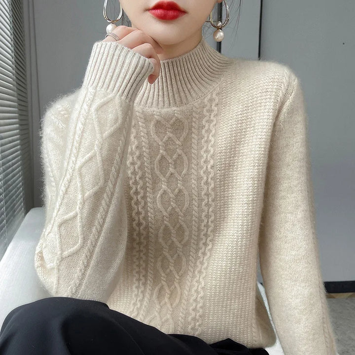 Arabella | Cashmere Cable Knit Sweater