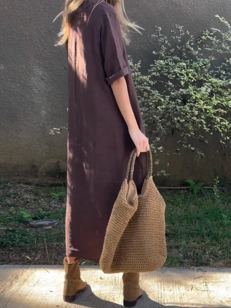 MARIOLA | Lekka Sukienka Maxi