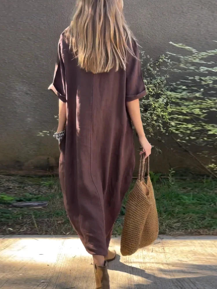 MARIOLA | Lekka Sukienka Maxi
